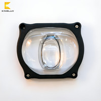 Lentilles en verre asphériques convexes pour éclairage LED de rue de type 2, format moyen