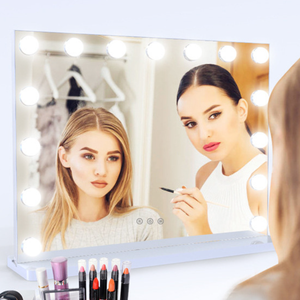 <span class=keywords><strong>Coiffeuse</strong></span> en gros directe d'usine avec lampe et miroir-Éclairage ambiant tricolore-Miroir de style hollywoodien - Product Image 6
