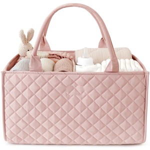 Organizador de Pañales para Bebé con Divisor Extraíble, Bolsa de Pañales Portátil, Regalo Esencial para Recién Nacidos, Cesta para Bebé, Bolsa de Mano - Product Image 1