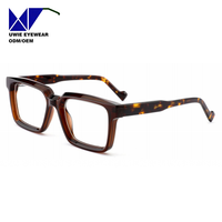 Monture de prescription carrée en acétate sur mesure OEM, taille 52-20-145, vision haute définition pour adultes unisexes, partenaire d'expédition mondial