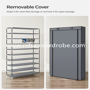 4 strato di 20 pairs titolari di Stoccaggio di <span class=keywords><strong>scarpe</strong></span> di <span class=keywords><strong>plastica</strong></span> rack organizer organizzatore scarpa scaffale - Product Image 3