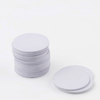 Étiquettes RFID NFC personnalisées réinscriptibles en PVC, compatibles avec les cartes NFC, étiquettes NFC TAG215 étanches, autocollants NFC en plastique vierges pour téléphone
