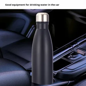 Custom Logo Stainless Steel Vacuum Insulated Tumbler <b>Bottles</b> 350ml/500ml/750ml/1000ml with Lid and Spoon - Product Image 3