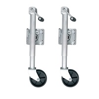 Cric de remorque de 1000 lb à l'état neuf avec boulon à vent Pièces et accessoires latéraux de roue pivotante marine