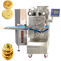 Machine automatique de fabrication d'arepas, de pupusas, de mochi de pommes de terre et de tikki de pommes de terre en acier inoxydable de bonne qualité