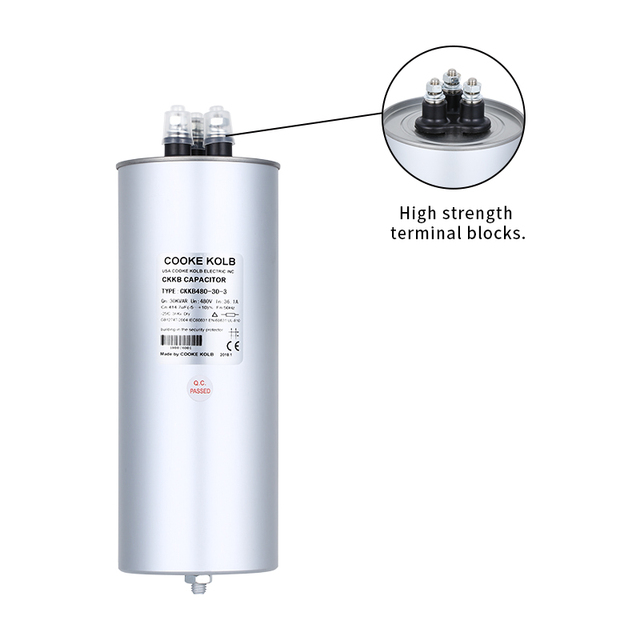 Power Factor Correction Capacitors Metallized Film Powerless Compensation Capacitors