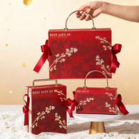 Luxuriöse Schmuckbox mit Magnetverschluss und Metallgriff Kosmetik- und Parfümverpackung Hochwertige Schmuck-Geschenkbox für Hochzeiten
