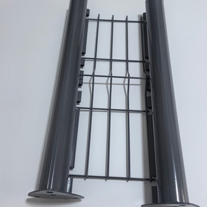 Recinzione da Giardino 3D Decorativa <span class=keywords><strong>Verde</strong></span> Scuro Verniciata a Polvere, Altezza 1,83m, Recinzione in Filo Curvo 3D per Ville Residenziali, Parchi e Scuole - Product Image 3