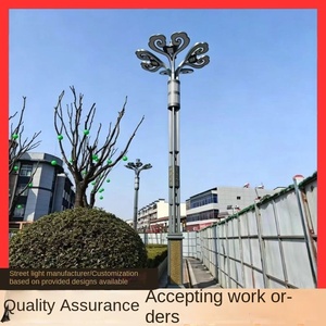 Modern Chinese Style Aluminum Alloy Powder-Coated Outdoor Decorative Garden <b>Light</b> LED 2m 3m IP65 Pathway Garden Lamp 10-Year - Product Image 6