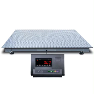 1.5x1.5m 3 Ton Digital Pallet Floor <strong>Scale</strong> with LED/LCD Display Stainless Steel Construction Includes Load Cell - Product Image 1
