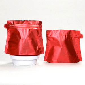 En Stock: 50 Bolsas de Café de 100g, 150g, 250g, 500g con Válvula, Fondo Plano Ecológico, a Prueba de Humedad, de Alta Calidad, para Regalo, de Papel Kraft y Aluminio - Product Image 1