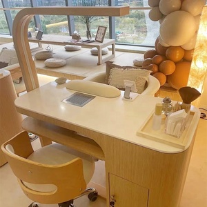 โต๊ะทำเล็บร้านเสริมสวยพร้อมพัดลมเพื่อความงามเล็บมืออาชีพ - Product Image 1