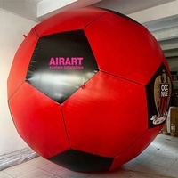 Ballon de volleyball géant gonflable pour la décoration de la publicité d'événements sportifs