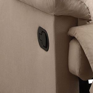 ชุดหมอนปรับเอนได้สีเบจทันสมัย dB หมอนบนแขนยืดได้นวดทำความเย็นคุณสมบัติโครงไม้ผ้าสำหรับเฟอร์นิเจอร์บ้าน - Product Image 4