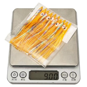Señuelos de Pesca de PVC y Goma Suave en Forma de Calamar de 6 cm, 5 Colores, para Pesca en Agua Salada, Ríos y Lagos - Product Image 1