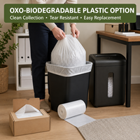 Sacs poubelles plats de grande taille, résistants et compostables EN 13432, sur mesure, pour cuisine, fournisseur en gros double usine OEM ODM