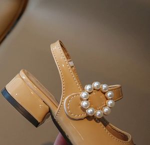 صندل خريفي للفتيات بإصبع مغلق ، خطاف وحلقة بنعل ناعم ، طراز أميرة اللؤلؤ ، للفتيات الكبار والمتوسطين - Product Image 3