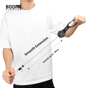 Booms Fishing RG5 7.7oz Portacredenciales Retráctil de Alta Resistencia con Llavero, Cable de Acero de 35 pulgadas, Imán de 2.6kg de Capacidad de Carga, 8.8oz de Rebote - Product Image 3