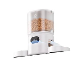 Dudupet Distributeur automatique de nourriture pour animaux de compagnie Du F14 Tri Eye avec contrôle par application, batterie rechargeable, double gamelle pour chiens et chats - Product Image 5