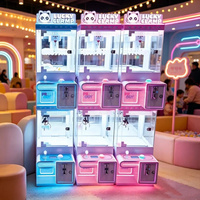 Mini machine à griffes géante pour location événementielle, machine de jeu de griffes à prix et jouets avec accepteur de pièces et de billets
