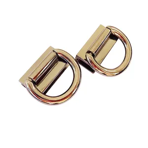 Legering D Ring Gesp Tas Ketting Metalen Schroef Sluiting Slide Clip Purse Strap Connector