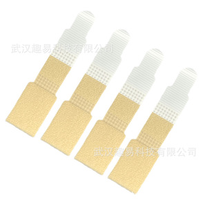 Bandas Separadoras de Dedos QY, 4 Piezas, Poliéster y Nailon, para Hombres y Mujeres, Uso Diurno y Nocturno - Product Image 1