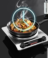 Vente directe d'usine 1 plaque chauffante Table de cuisson à induction portable Commercial Cuisinière à induction électrique à brûleur unique