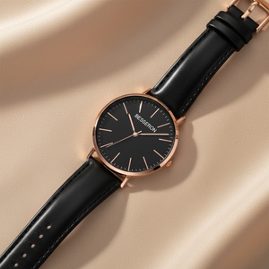 Hot Sale Luxury <b>Men</b> Genuine Leather Wrist <b>Watches</b> 316L Stainless Steel <b>Waterproof</b> <b>Watch</b> - Product Image 1