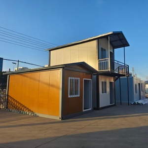 Casa Modulare a 2 Piani in Container, Design Personalizzato con Tetto Triangolare, <span class=keywords><strong>Villa</strong></span> Moderna Prefabbricata - Product Image 2