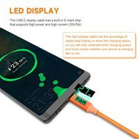 ODM Bio 5A/6A/66W/99W USB type-c PD câble de charge LED affichage numérique charge rapide pour Samsung chargeur personnalisé cordon de données