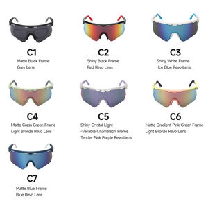 Gafas de Sol Polarizadas Profesionales TR90 de Alta Calidad <span class=keywords><strong>para</strong></span> Ciclismo, Gafas de Protección contra el Viento <span class=keywords><strong>para</strong></span> <span class=keywords><strong>Tenis</strong></span>, <span class=keywords><strong>Lentes</strong></span> de PC con Protección UV400 | Gafas Deportivas <span class=keywords><strong>para</strong></span> Exteriores - Product Image 2