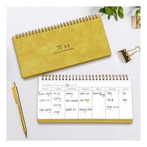 High Quality Office Desk Planners 2025 Calendar Luxury Business Gift Set Customized <strong>logo</strong> Meeting Notebook Work Agenda <strong>with</strong> Pen - Product Image 1