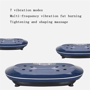 Plaque <span class=keywords><strong>vibrante</strong></span> d'exercice puissante à oscillation silencieuse pour tout le corps, à usage domestique, 3D, bon marché, 2026, avec poignées - Product Image 3