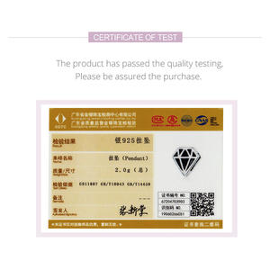 Liontin berlian sederhana mode SCX117 Joker perhiasan perak murni bergaya untuk hadiah diproduksi grosir - Product Image 6