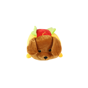 Peluche Hot Dog Marron 12 Pouces, Impression Numérique Moderne, Cadeau, MOQ 100 - Product Image 1