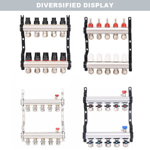 SANIPRO vendita calda 6 vie 304 in acciaio inox valvola collettore collettore distributore per <span class=keywords><strong>riscaldamento</strong></span> <span class=keywords><strong>a</strong></span> <span class=keywords><strong>pavimento</strong></span> - Product Image 6