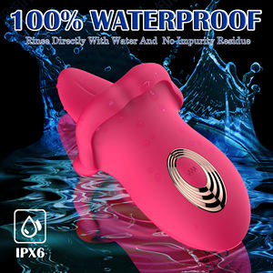 Jouet sexuel oral vibrant, gros suceur buccal, 7 fréquences de vibration, étanche IPX5, rechargeable par USB, lèvres rouges <span class=keywords><strong>sexy</strong></span>, langue léchant - Product Image 6