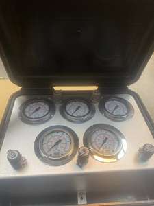 Duker réparation Portable extérieur Simple table de mesure de pression hydraulique kit de test pièces de machines de construction - Product Image 4