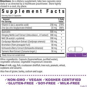 Complément Alimentaire Saisonier Végétalien Marque Blanche Just Breathe en Capsules – Non-OGM, Stimulateur Immunitaire pour la Santé <span class=keywords><strong>Respiratoire</strong></span> - Product Image 4