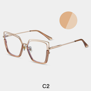 2025 модные негабаритные квадратные очки для чтения, женские мужские очки против синего света, двойная оправа, оптические очки для дальнозоркости TR90 - Product Image 5