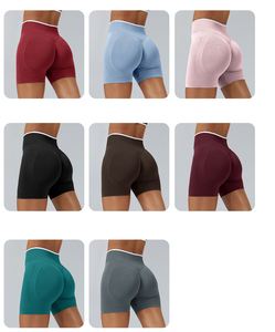 Personalizzazione all'ingrosso: Top corto da donna a vita alta, modellante e traspirante, per corsa e <span class=keywords><strong>fitness</strong></span>, effetto push-up sui glutei - Product Image 6