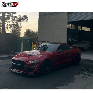 กันชนหน้าคาร์บอนไฟเบอร์สไตล์ GT500 สำหรับฟอร์ดมัสแตง ปี 2018-2023 ชุดแต่ง EcoBoost อุปกรณ์ตกแต่งตัวถัง - Product Image 5