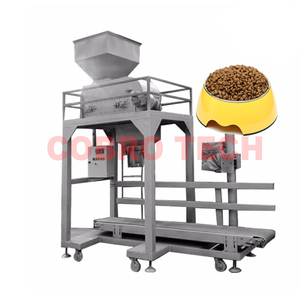 Semiautomático 5kg 10kg 15kg 20kg 50kg Llenadora de bolsas de alimentación animal con transportador de cubo - Product Image 3