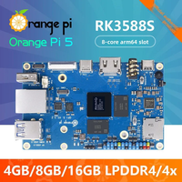 Carte de développement Orange Pi5 Rockchip RK3588S 8 cœurs NPU avec mémoire 4G/8G/16G en option pour l'informatique de pointe et les applications d'IA