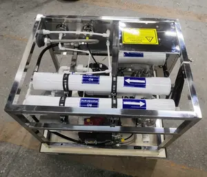 Desalinator para água potável 1000l, máquina do ro para tratar barco e desalinar água potável