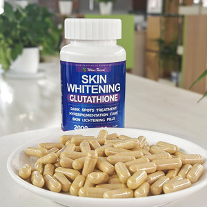 Cápsulas de Glutatión Blanco Brillante para Blanqueamiento de la Piel y Tratamiento de Manchas Oscuras - No Apto para Mujeres Embarazadas - 90 Cápsulas - Product Image 4
