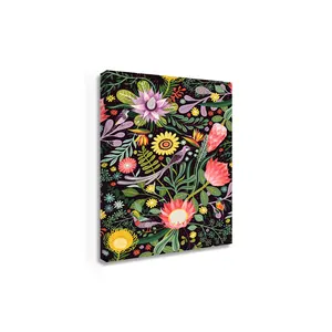 Pintura ainda vida flores sem moldura pintura atacado decoração de casa para crianças tela pintura