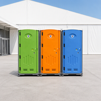 Remorque WC double poste avec lavabo pour location événementielle