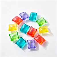 Capsules de lessive jetables écologiques multicolores à marque privée du fabricant, parfums personnalisables, haute concentration, pour les marchés américain et européen