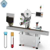 Machine d'étiquetage automatique de tubes ampoules SKILT Medical de haute précision avec PLC et moteur pour emballages en verre/papier/bois avec enveloppeur